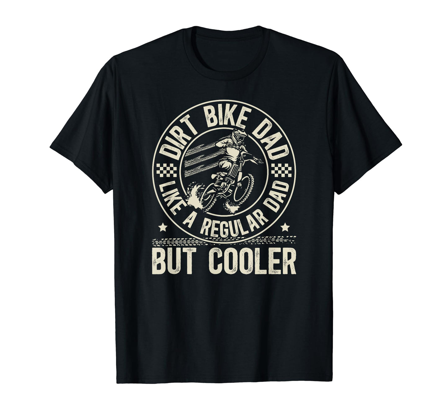 Dirt Bike Dad Dirt Biker Father T-Shirt - Minimalist Print Men Women - T-Shirt, Sweatshirt, Hoodie