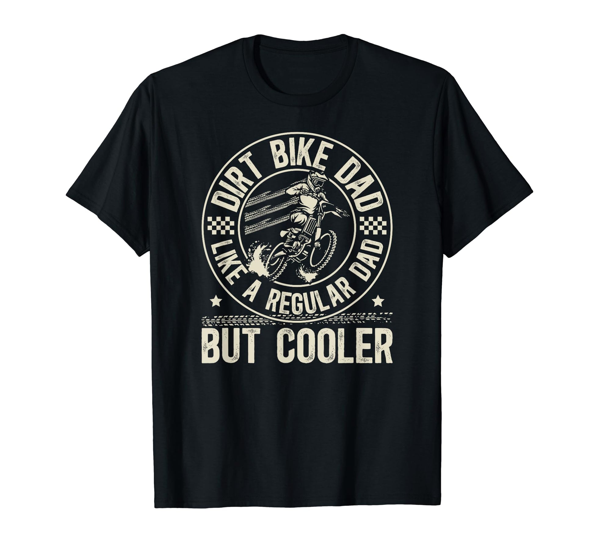 Dirt Bike Dad Dirt Biker Father T-Shirt - Minimalist Print Men Women - T-Shirt, Sweatshirt, Hoodie