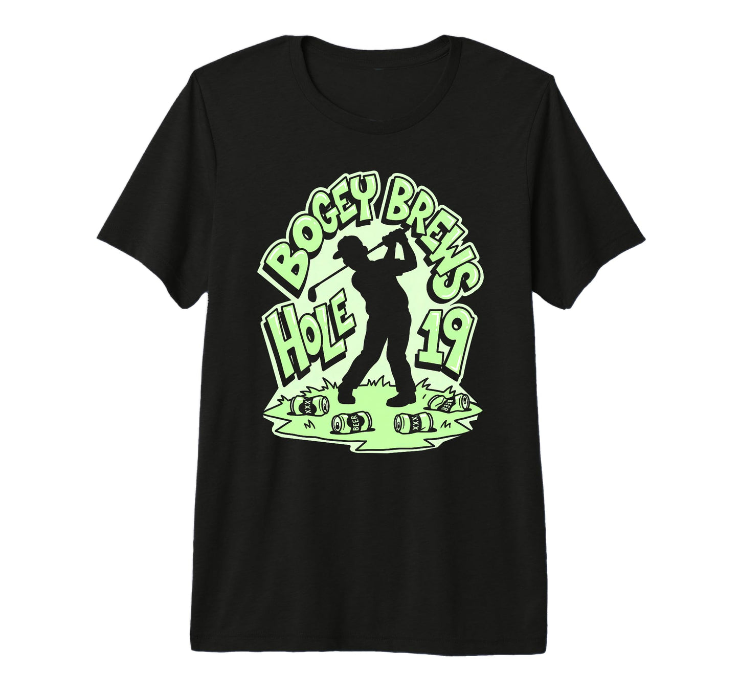 Golf Swing Lube Beer 19Th Hole Alcohol T-Shirt - Aesthetic Graphic Unisex - T-Shirt, Sweatshirt, Hoodie