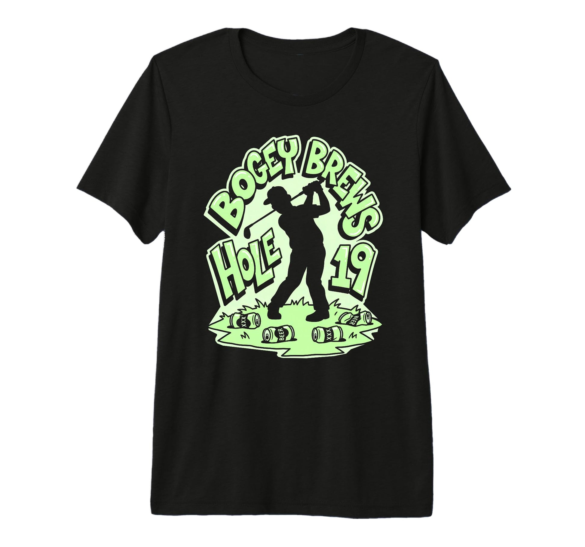 Golf Swing Lube Beer 19Th Hole Alcohol T-Shirt - Aesthetic Graphic Unisex - T-Shirt, Sweatshirt, Hoodie