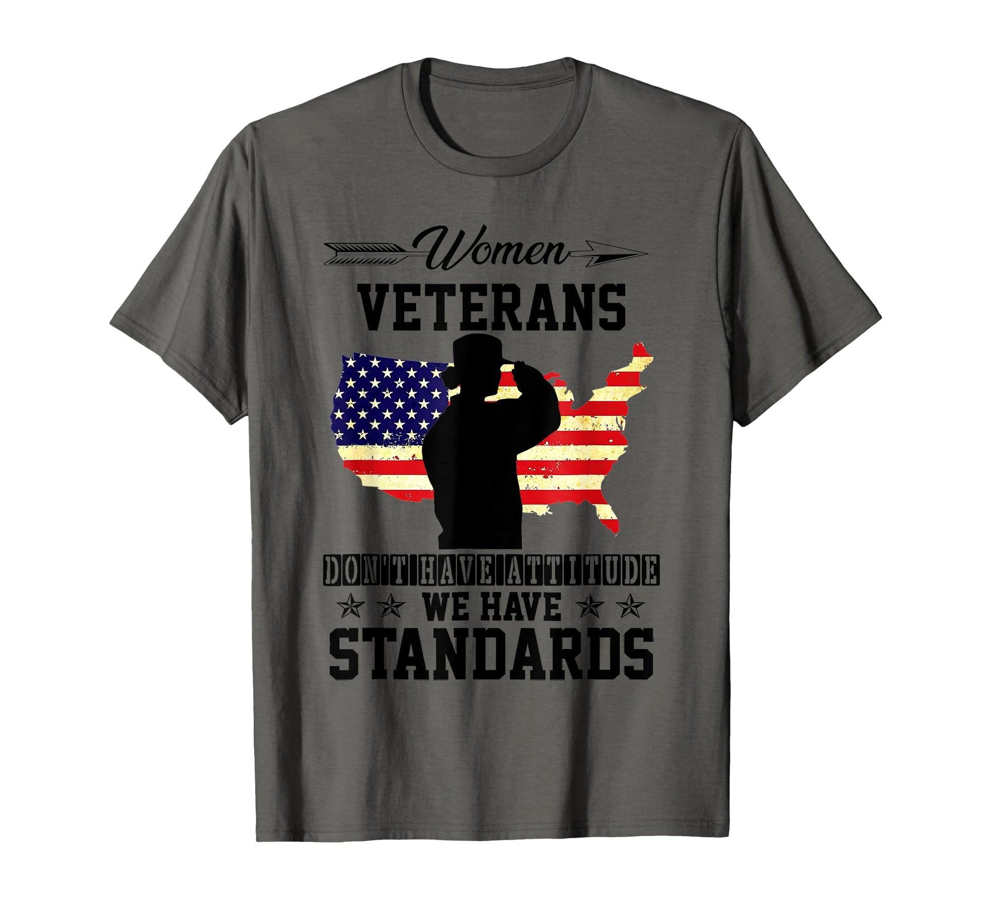 Veterans Dont Have Attitude We Have T-Shirt - Minimalist Print Men Women - T-Shirt, Sweatshirt, Hoodie