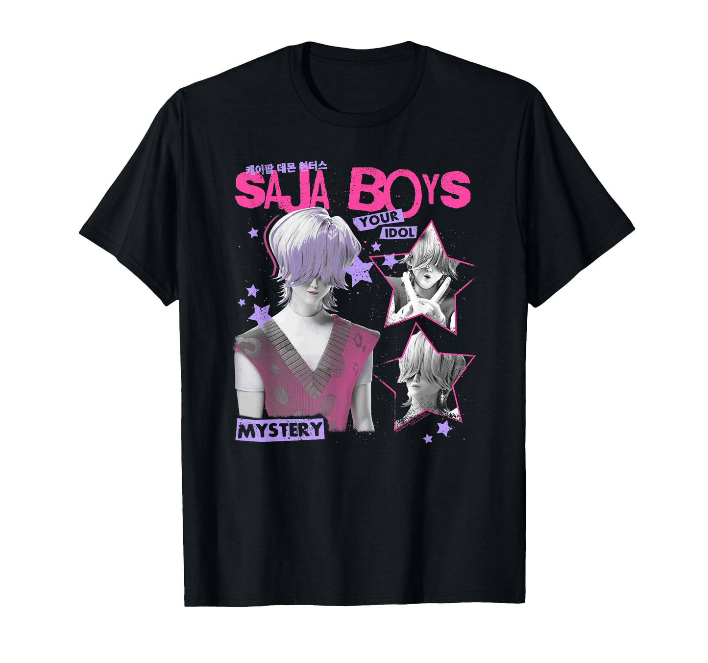 Kpop Demon Hunters Saja Your Idol Mystery T-Shirt - Unique Graphic Unisex - T-Shirt, Sweatshirt, Hoodie