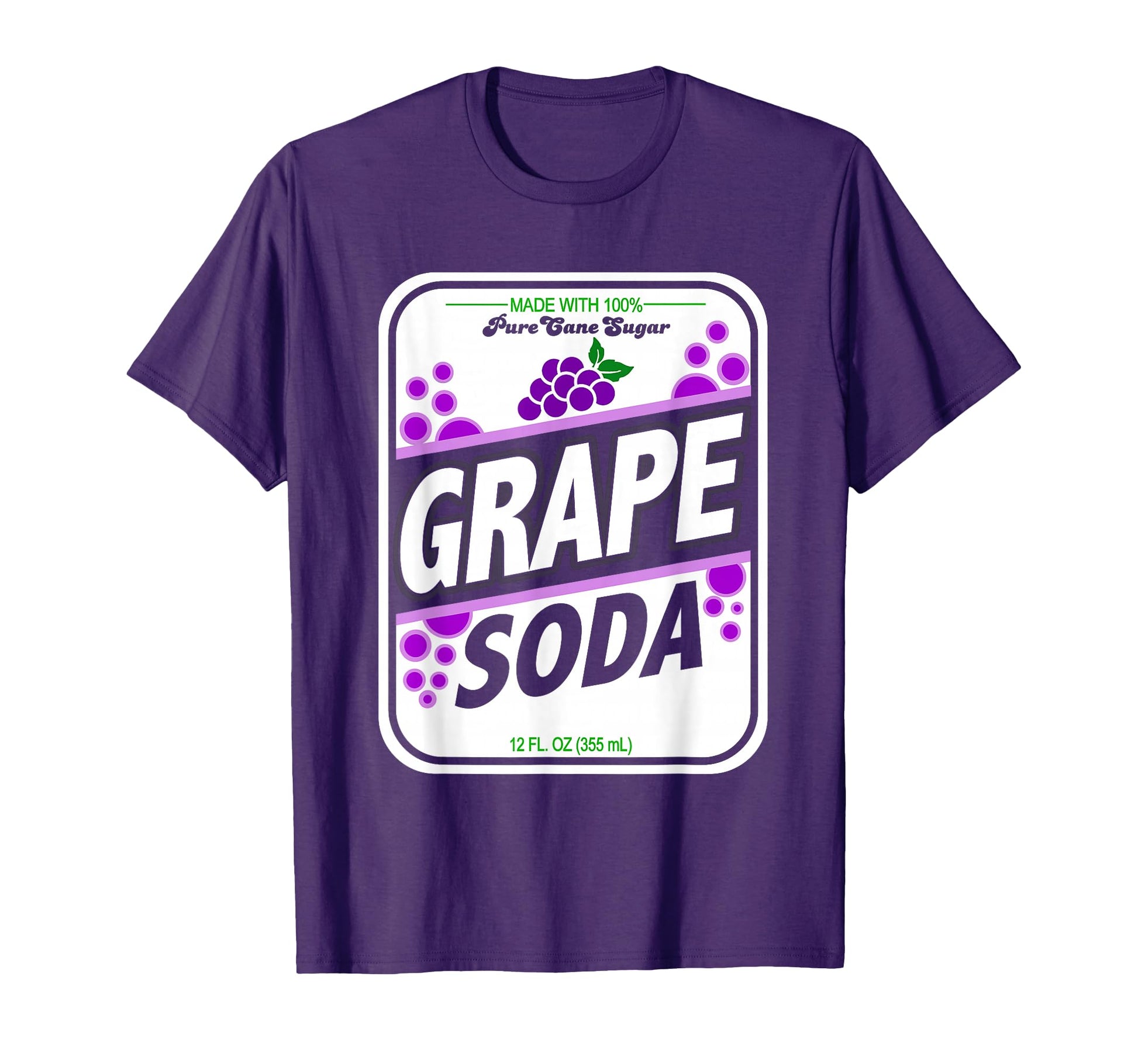 Grape Soda Costume T-Shirt - Unique Graphic for Adults - T-Shirt, Sweatshirt, Hoodie