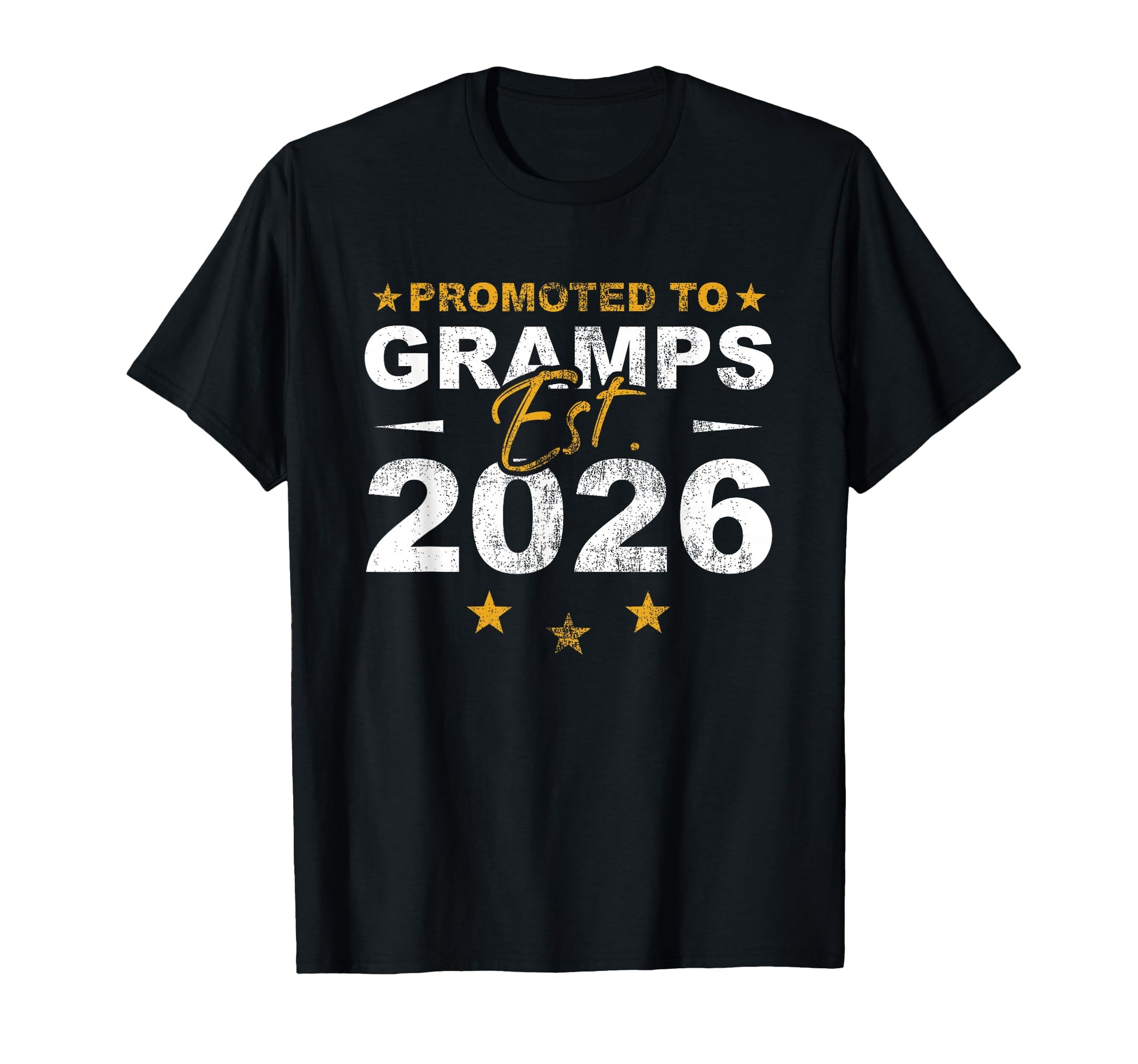 Promoted To Gramps 2026 Funny New T-Shirt - Minimalist Print Unisex - T-Shirt, Sweatshirt, Hoodie