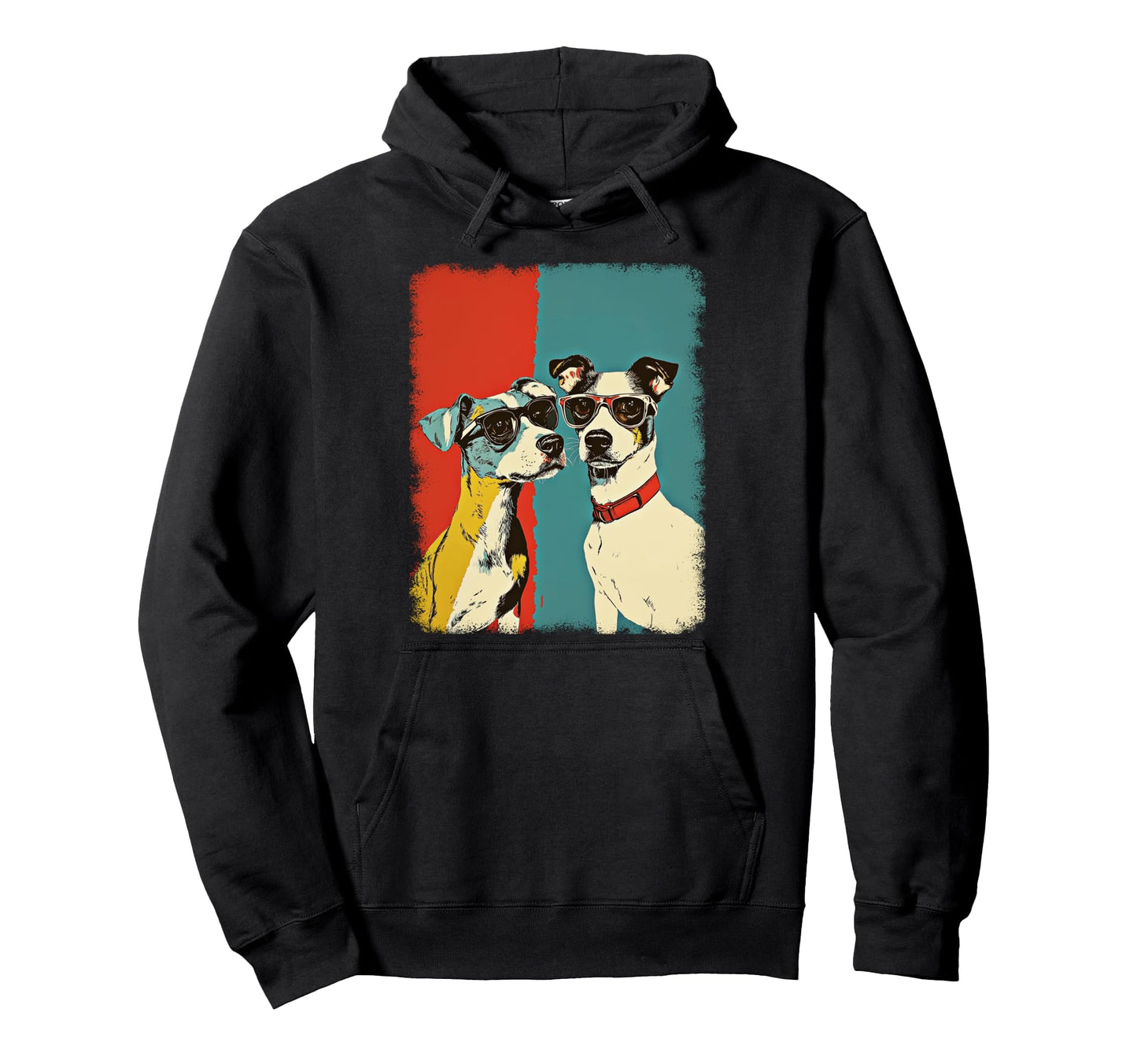 Mid Century Modern Dogs 50S 60S Hoodie - Custom Art Print Men Women - T-Shirt, Sweatshirt, Hoodie