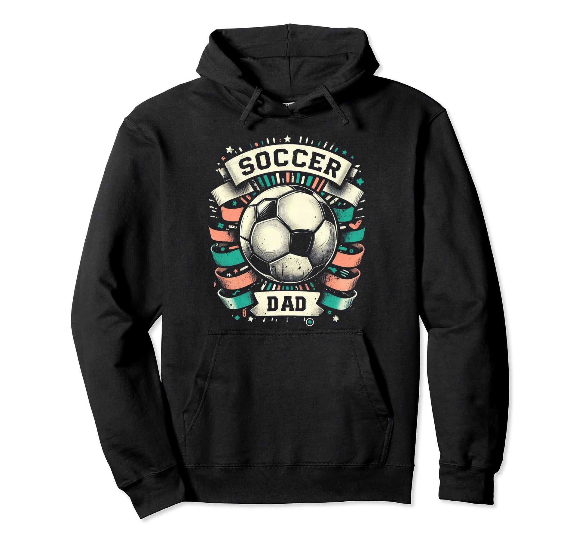Soccer Dad Family Matching Dad Fathers Hoodie - Custom Art Print Men Women - T-Shirt, Sweatshirt, Hoodie