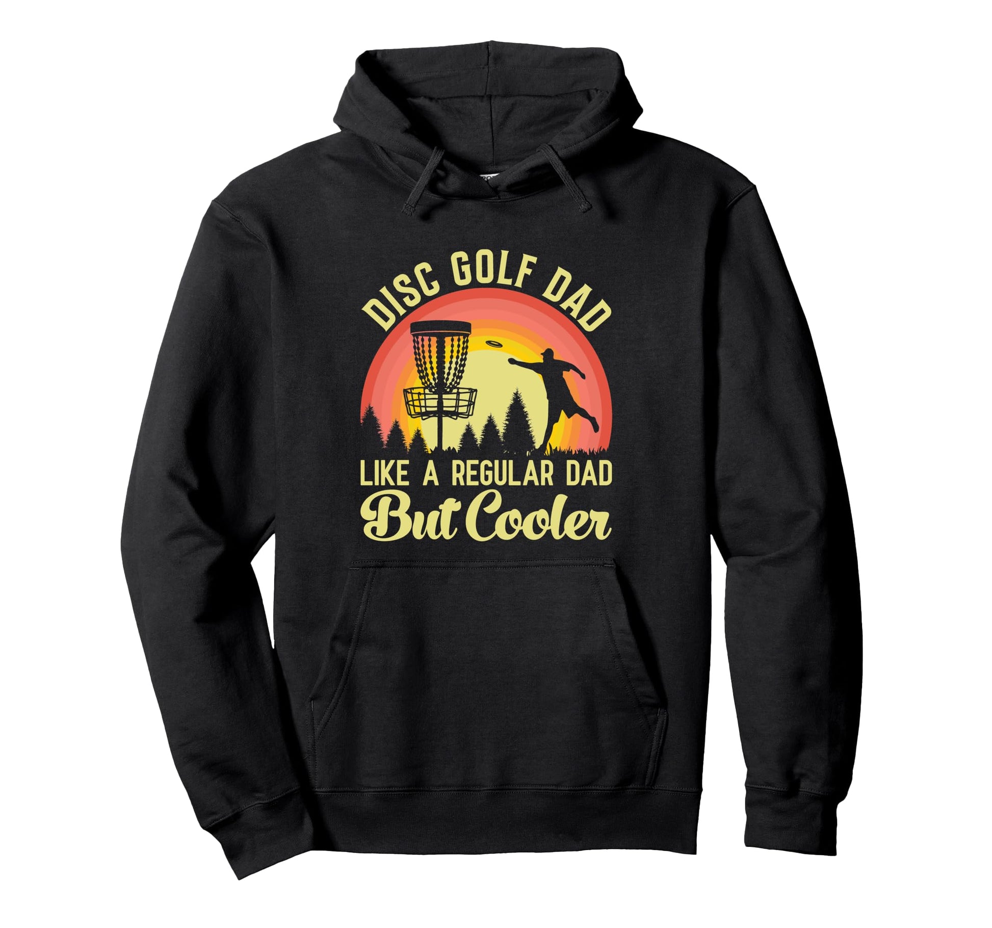 Disc Golf Dad Like Regular Dad Hoodie - Custom Art Print for Adults - T-Shirt, Sweatshirt, Hoodie
