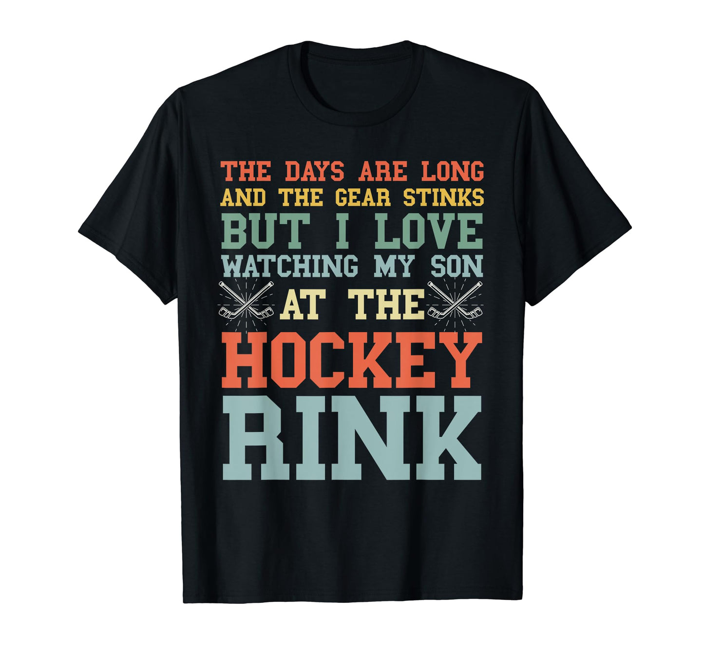 Ice Hockey Mom Funny Hockey Dads Sports T-Shirt - Minimalist Print Unisex - T-Shirt, Sweatshirt, Hoodie