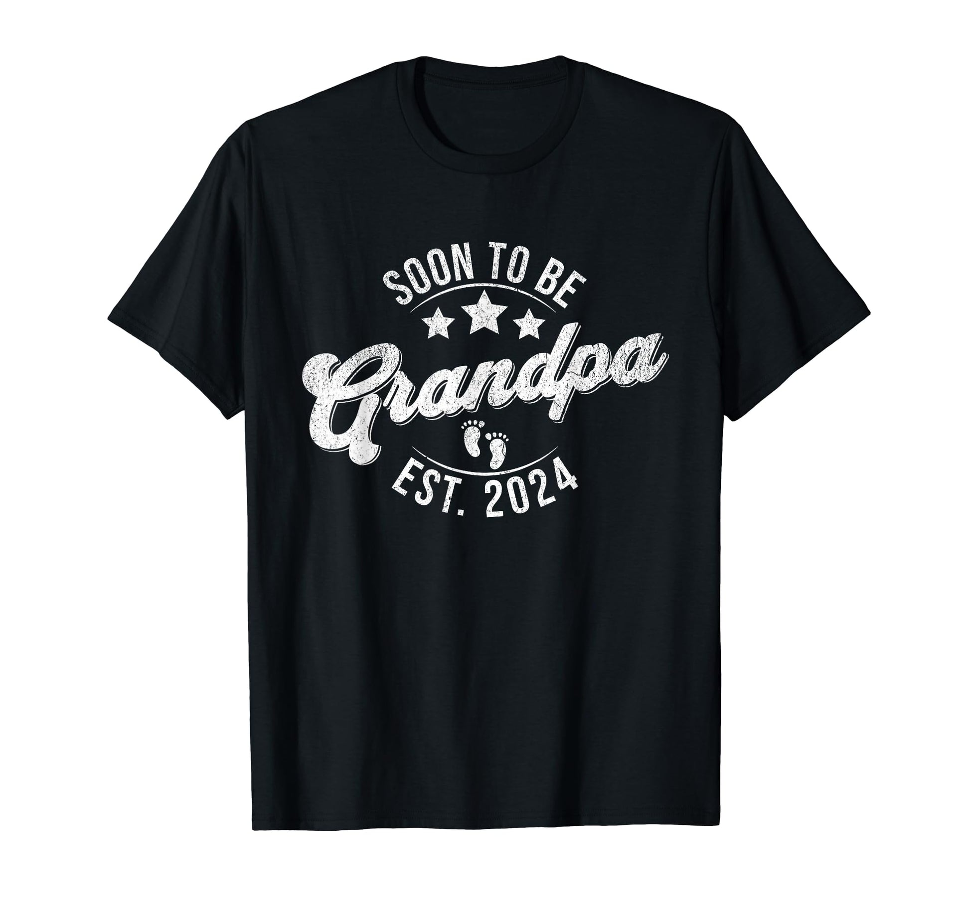 Soon To Be Grandpa 2024 Promoted To T-Shirt - Custom Art Print Men Women - T-Shirt, Sweatshirt, Hoodie