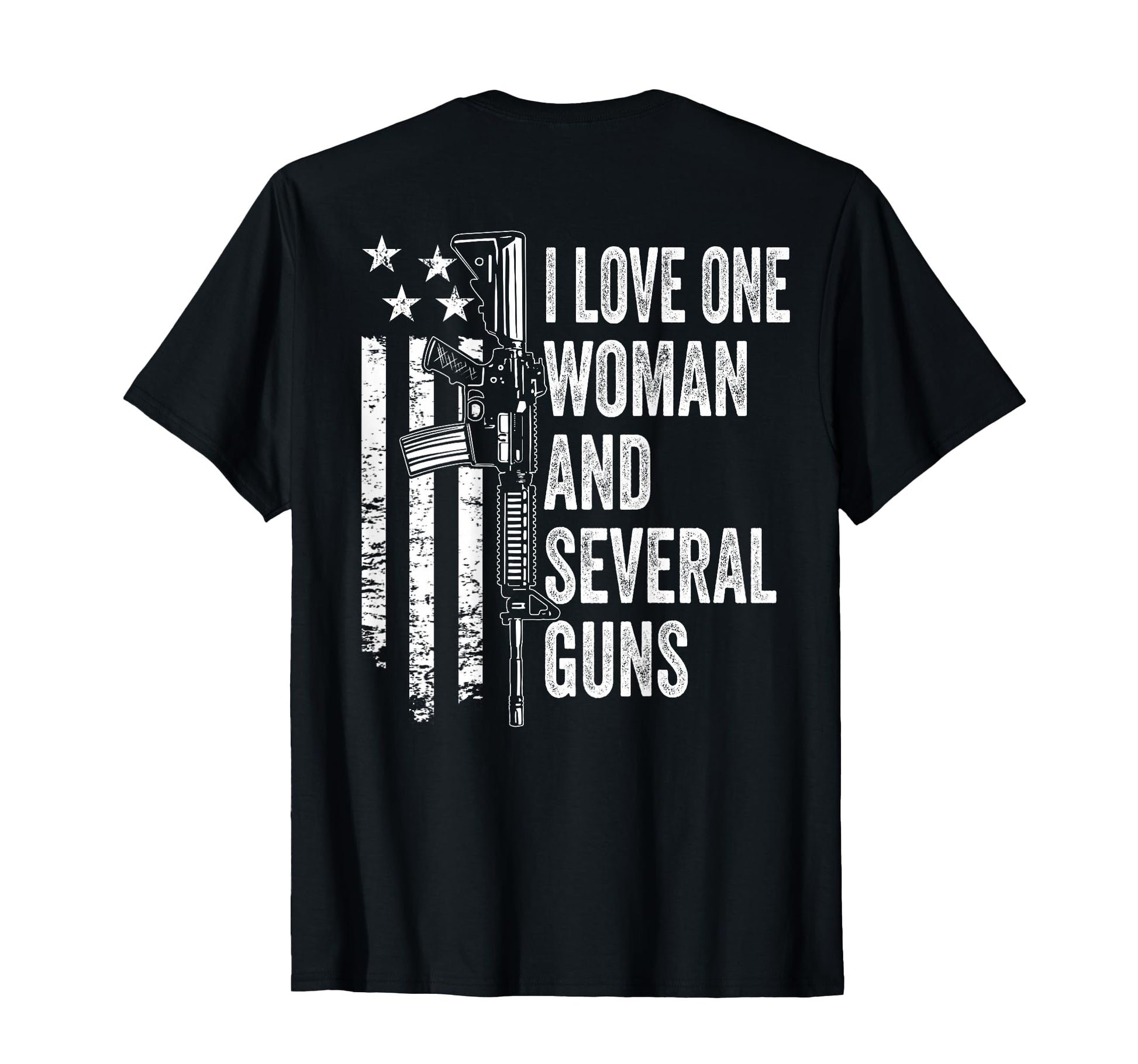 I Love One And Several Guns Husband T-Shirt - Trendy Graphic for Adults - T-Shirt, Sweatshirt, Hoodie
