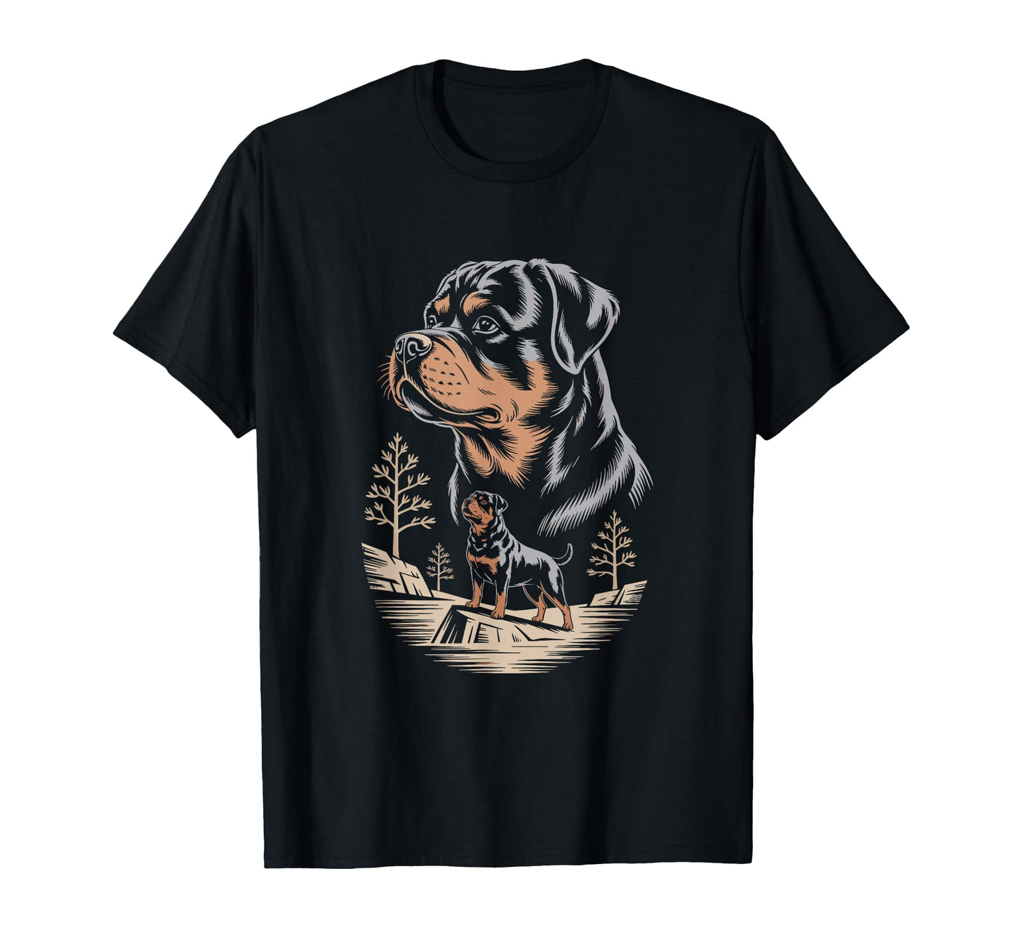 Mom Dad Rottweiler Dog Owner Hiking T-Shirt - Unique Graphic Men Women - T-Shirt, Sweatshirt, Hoodie