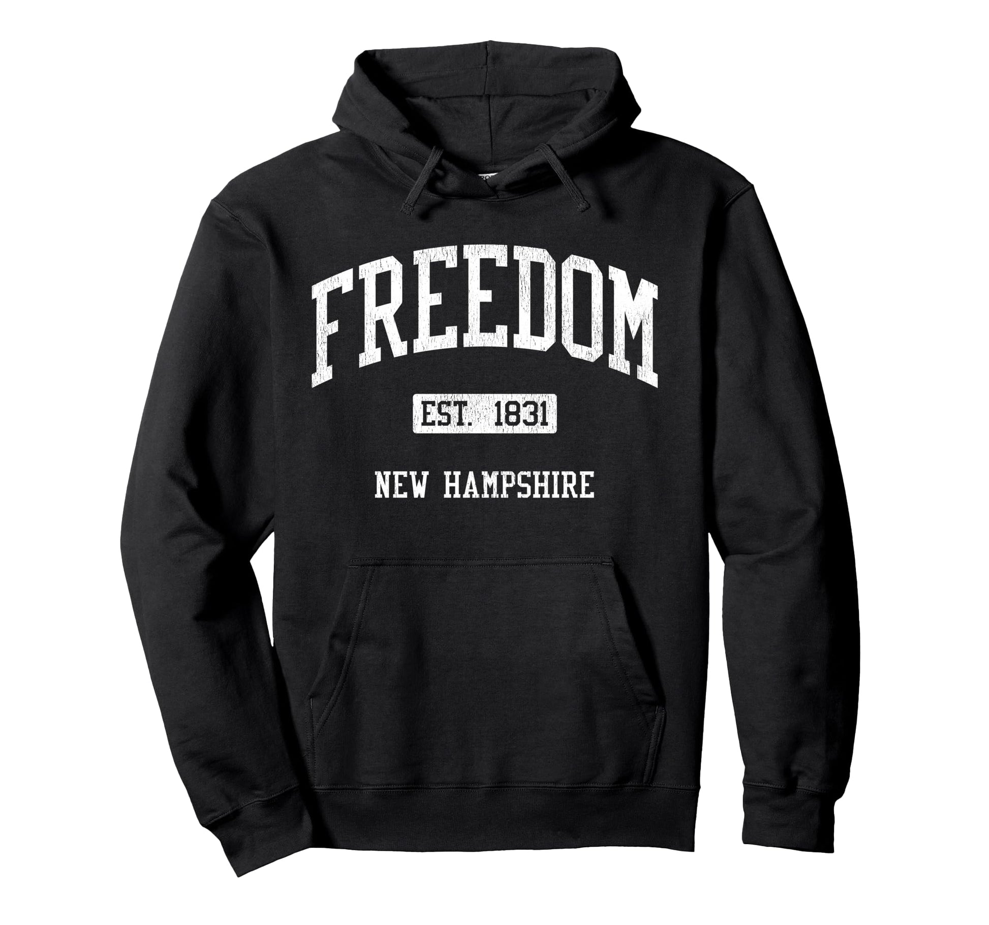 Freedom New Hampshire Nh Js04 Athletic Hoodie - Trendy Graphic for Adults - T-Shirt, Sweatshirt, Hoodie