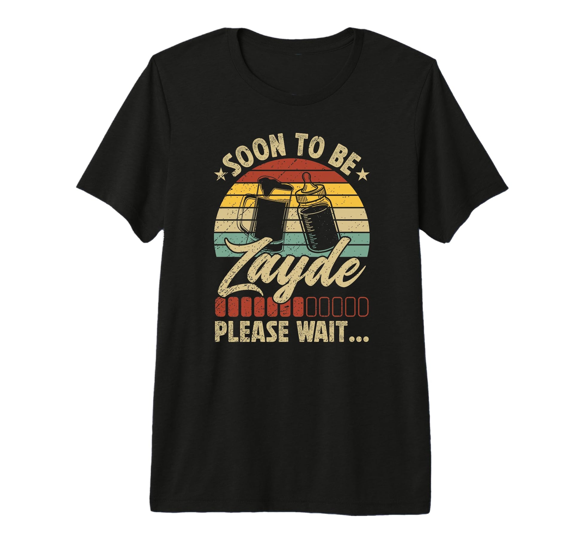 Mens Soon To Be Zayde Promoted To Zayde T-Shirt - Graphic Print Unisex - T-Shirt, Sweatshirt, Hoodie