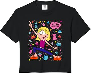 Lizzie McGuire Cartoon Lizzie Daily Life Icon Collage Comfort Colors Crop Top Unisex T-shirt, Sweatshirt, Hoodie, Long Sleeve Tee - T-Shirt, Sweatshirt, Hoodie