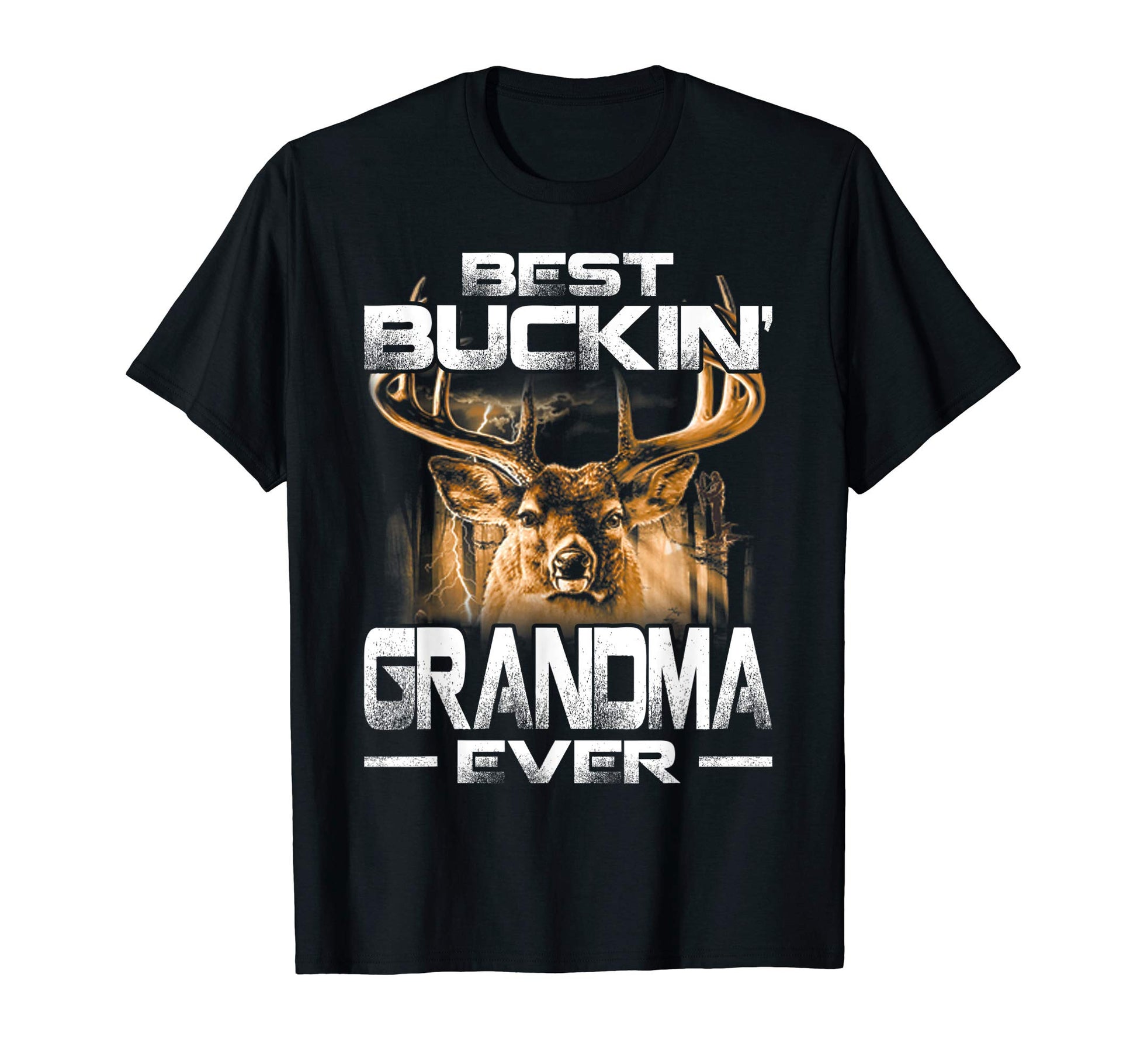 Best Buckin Grandma Ever Deer T-Shirt - Fun Novelty Design for Adults - T-Shirt, Sweatshirt, Hoodie