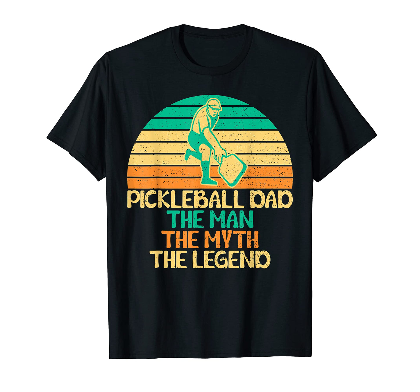 Pickleball Dad Myth Legend T-Shirt - Aesthetic Graphic for Adults - T-Shirt, Sweatshirt, Hoodie