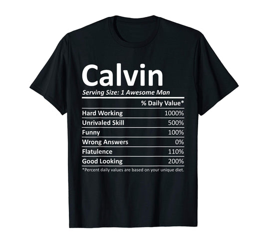 Calvin Nutrition Funny Birthday T-Shirt - Streetwear Style Unisex - T-Shirt, Sweatshirt, Hoodie