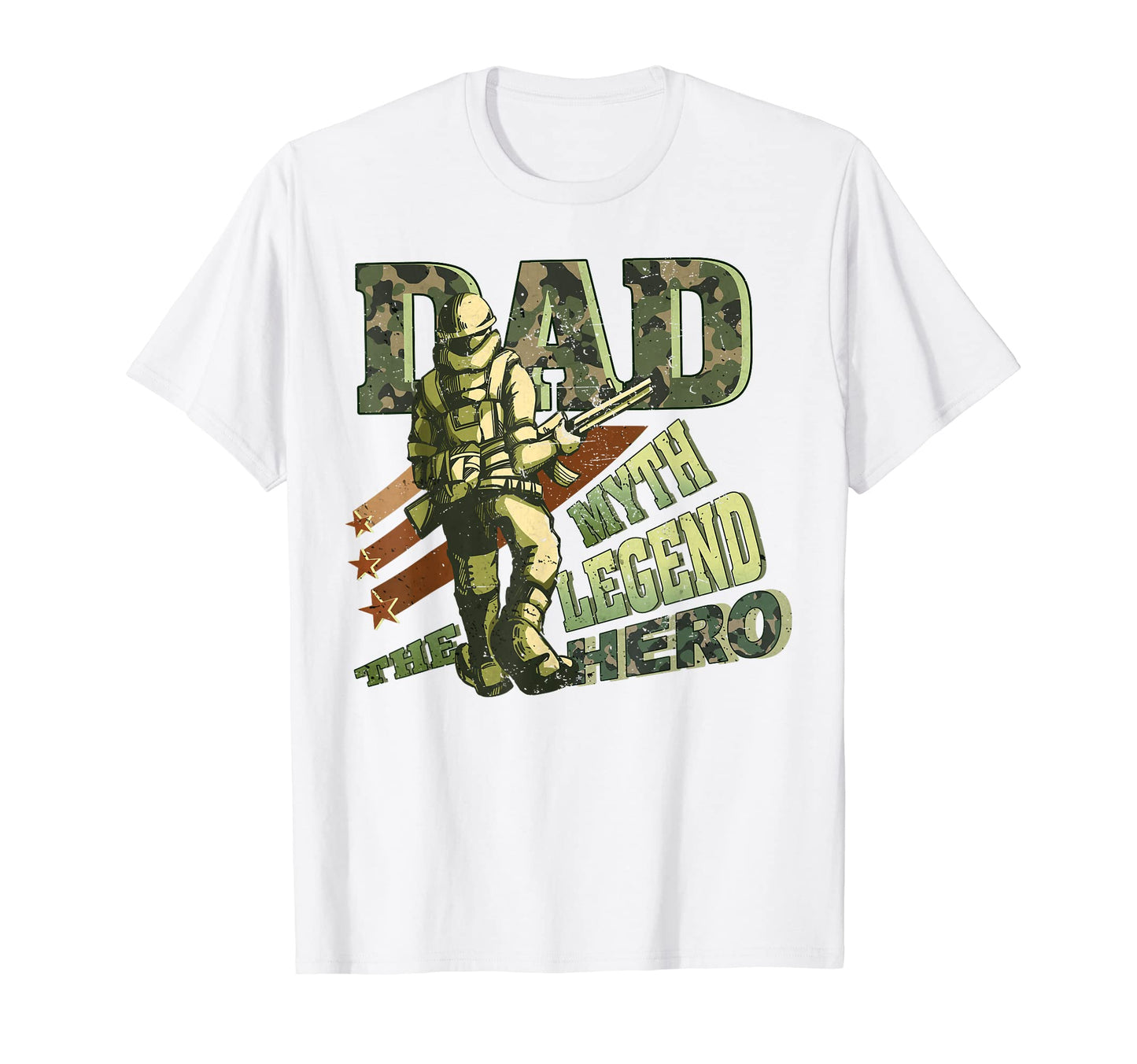Dad Myth Legend Hero Veteran Day T-Shirt - Unique Graphic for Adults - T-Shirt, Sweatshirt, Hoodie