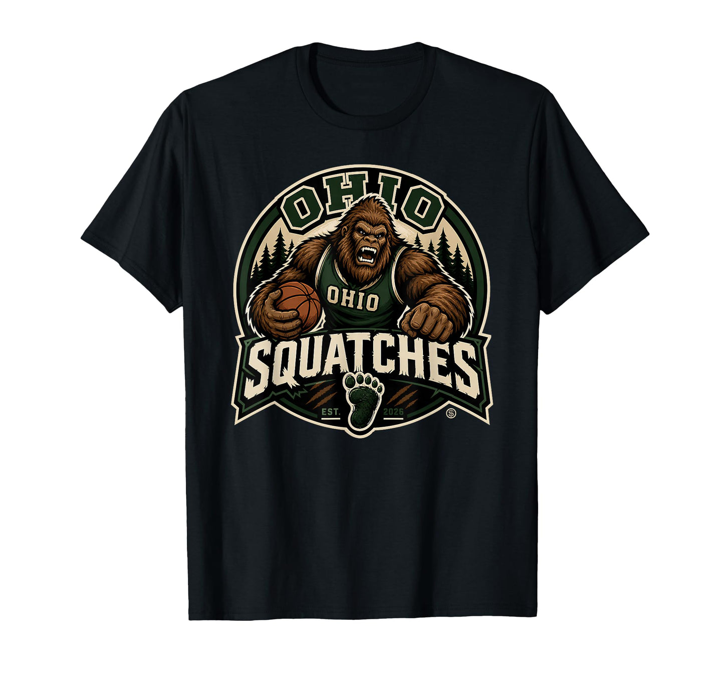 Ohio Squatches Big Foot Sasquatch T-Shirt - Trendy Graphic Men Women - T-Shirt, Sweatshirt, Hoodie