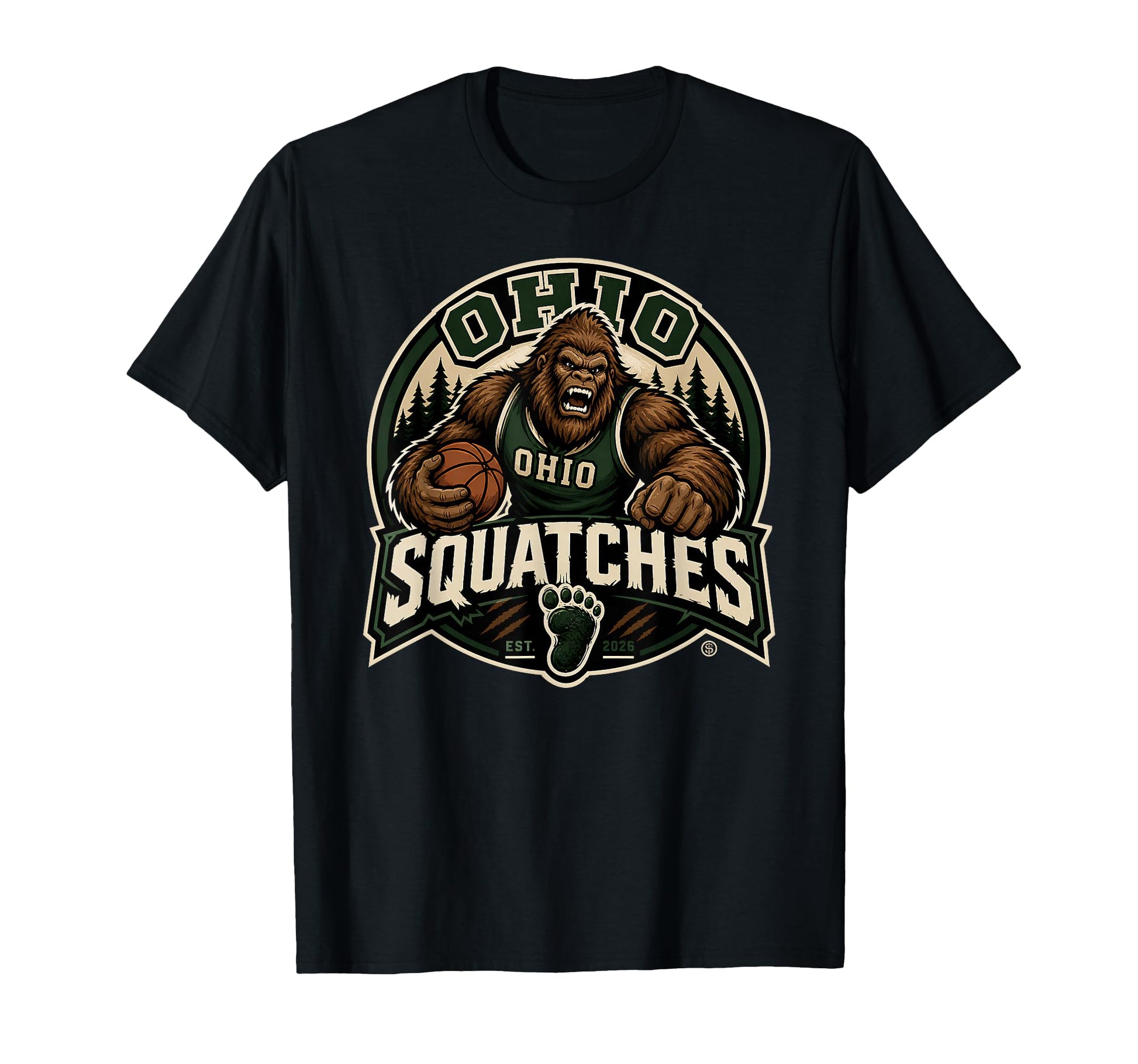Ohio Squatches Big Foot Sasquatch T-Shirt - Trendy Graphic Men Women - T-Shirt, Sweatshirt, Hoodie