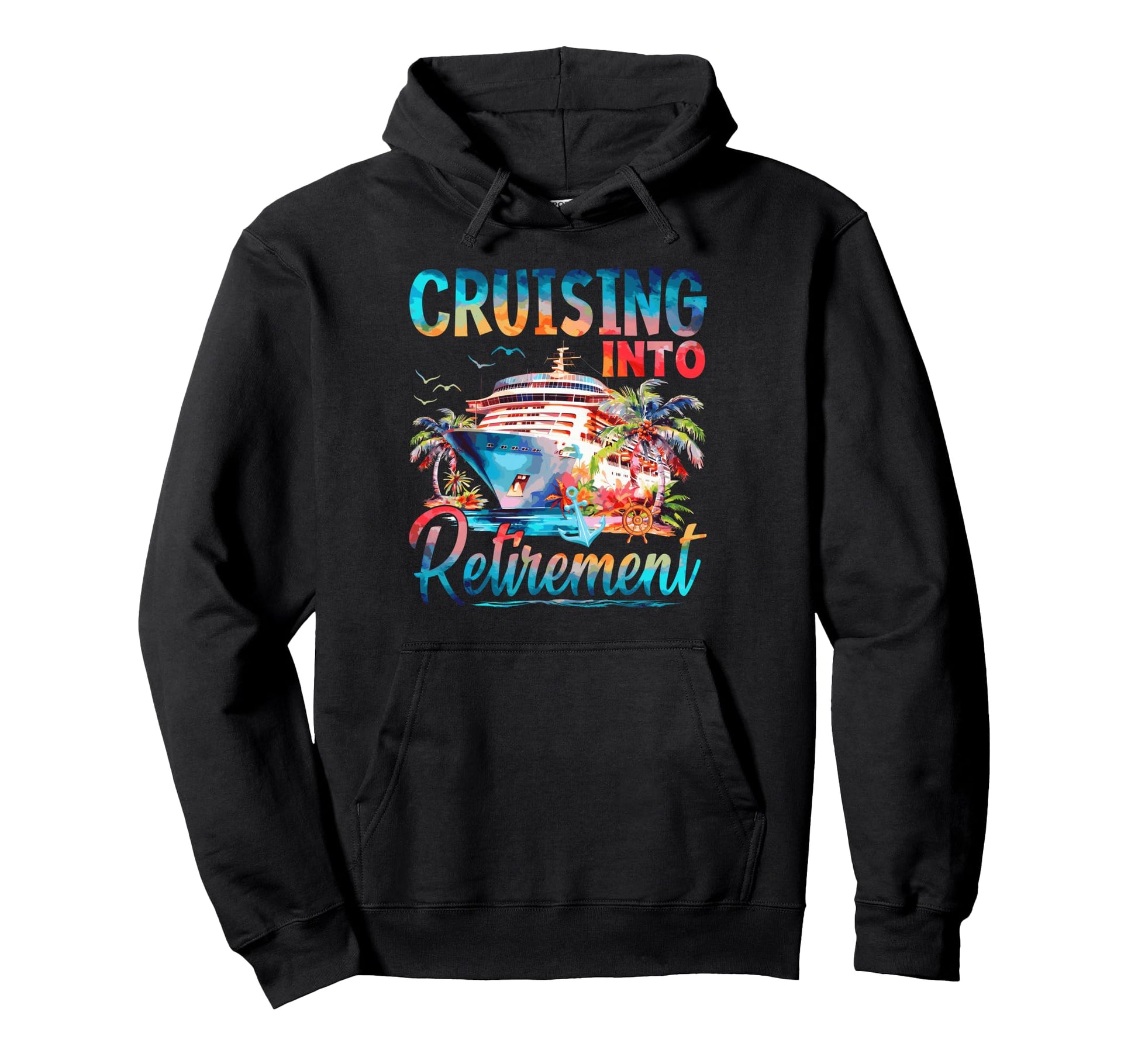 Cruising Into Retirement Cruise Squad Hoodie - Aesthetic Graphic Unisex - T-Shirt, Sweatshirt, Hoodie