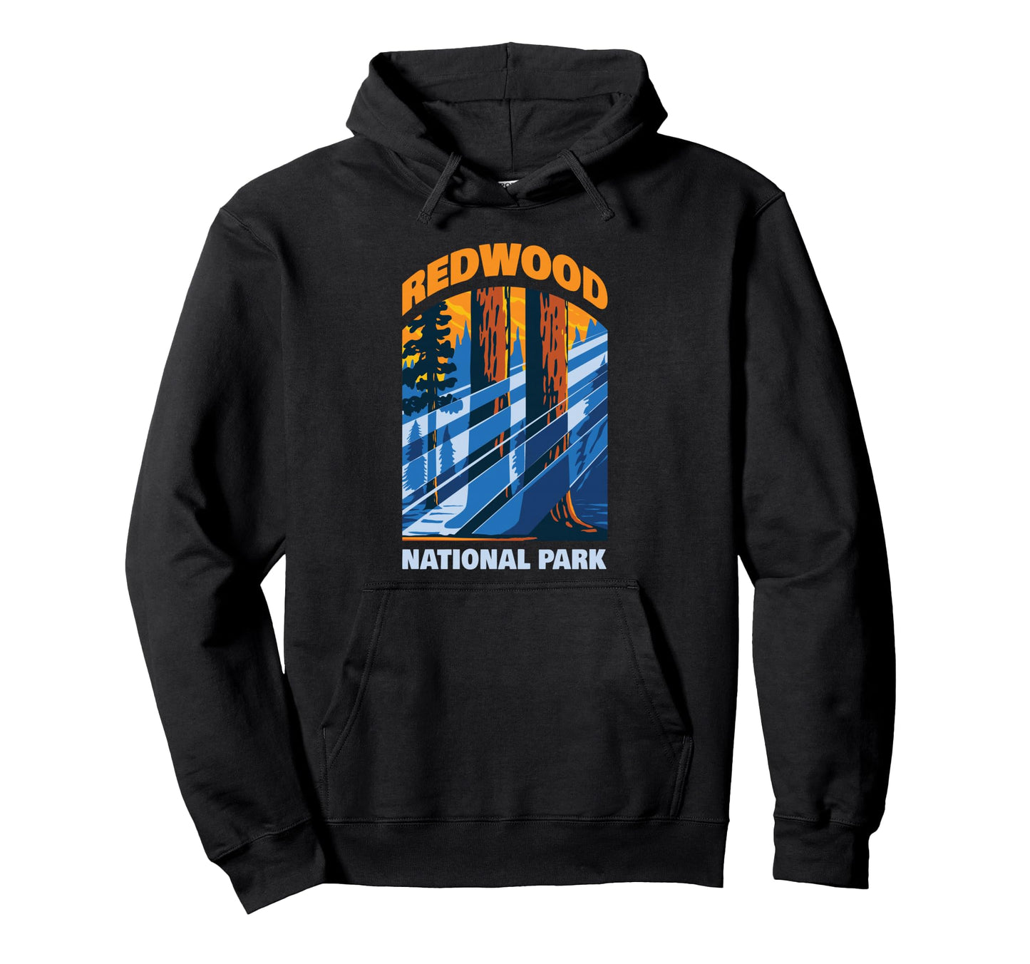 Redwood Us National Park California Hoodie - Aesthetic Graphic Men Women - T-Shirt, Sweatshirt, Hoodie