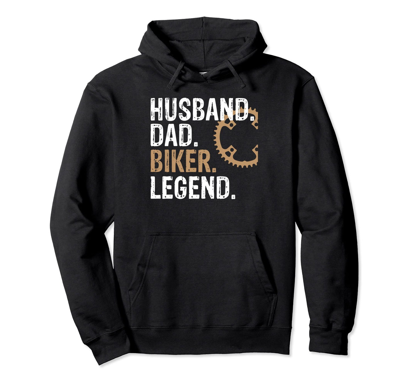 Husband Dad Biker Legend Mountain Bike Hoodie - Novelty Apparel Unisex - T-Shirt, Sweatshirt, Hoodie