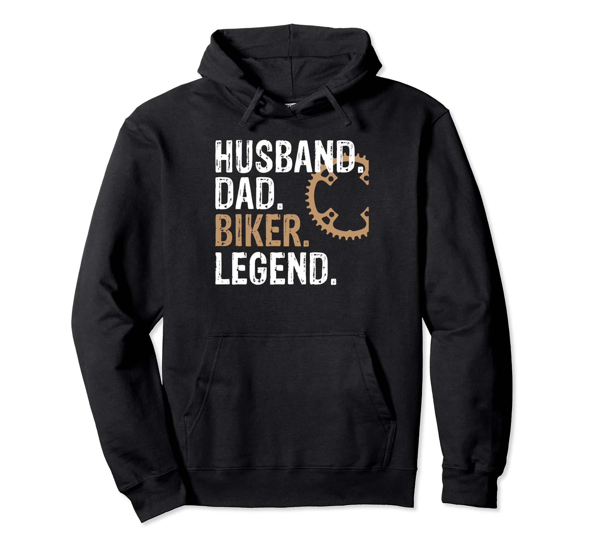 Husband Dad Biker Legend Mountain Bike Hoodie - Novelty Apparel Unisex - T-Shirt, Sweatshirt, Hoodie