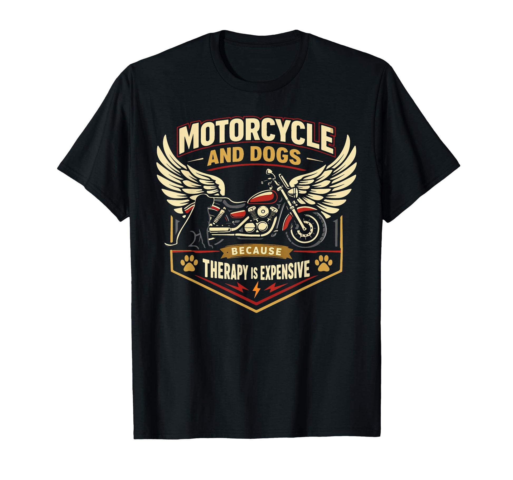 Motorcycle Biker Dog Motorcycle And T-Shirt - Streetwear Style for Adults - T-Shirt, Sweatshirt, Hoodie