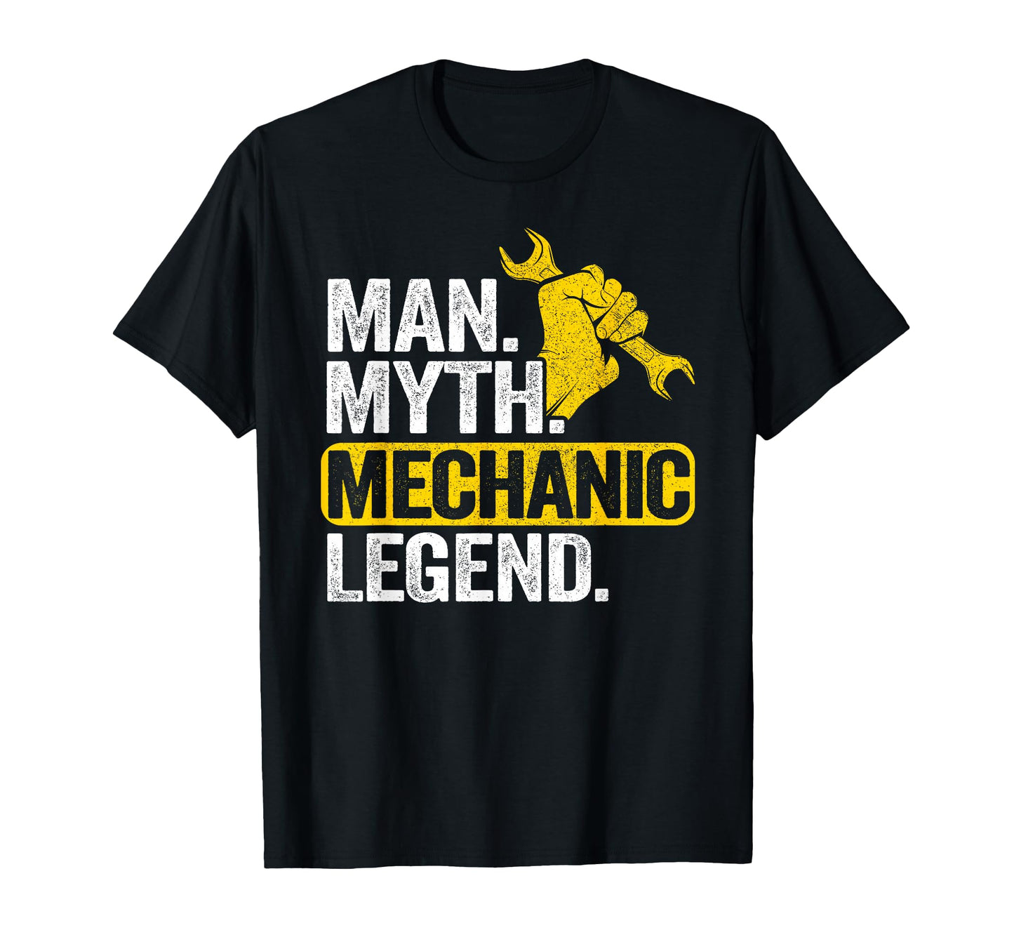 Myth Mechanic Legend Car Guy Garage T-Shirt - Novelty Apparel Men Women - T-Shirt, Sweatshirt, Hoodie