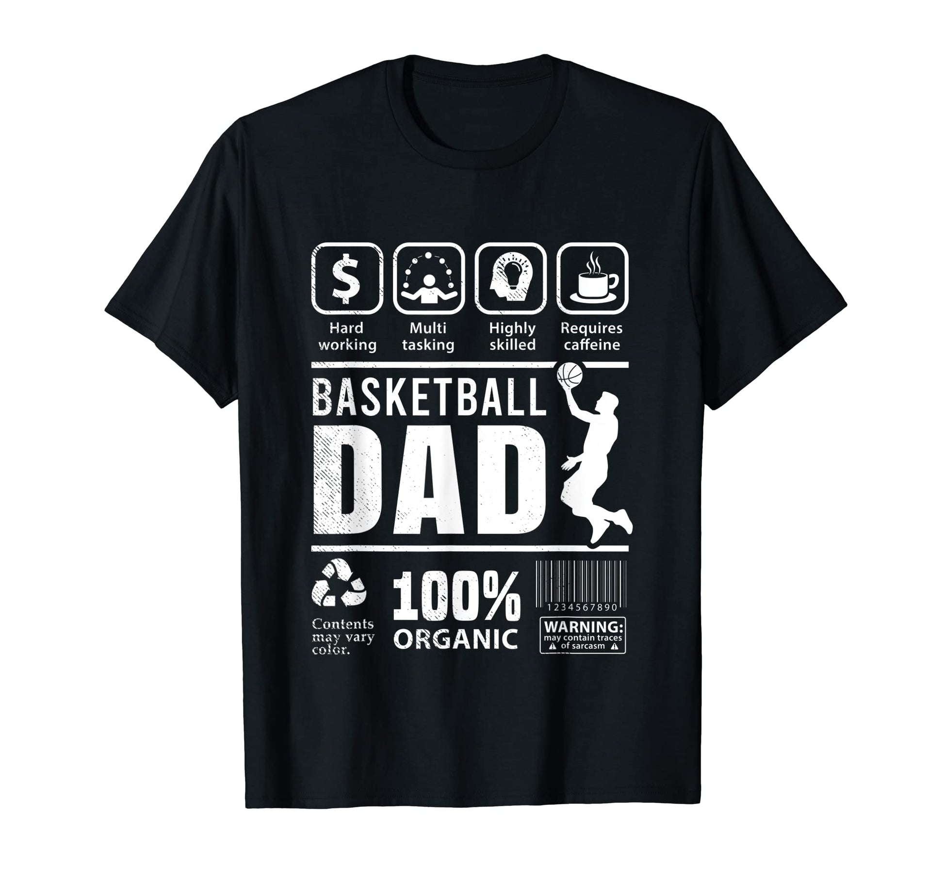 Basketball Sports Multi Tasking Dad T-Shirt - Graphic Print Men Women - T-Shirt, Sweatshirt, Hoodie