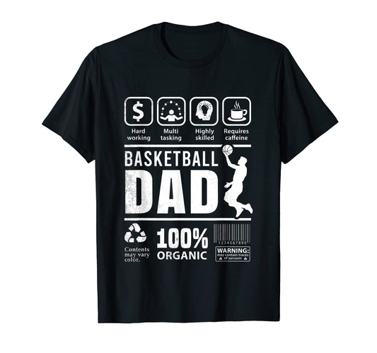 Basketball Sports Multi Tasking Dad T-Shirt - Graphic Print Men Women - T-Shirt, Sweatshirt, Hoodie