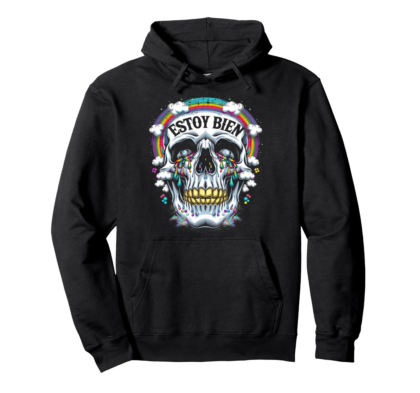 Spanish Mens Womens Tops Skeleton Hoodie - Fun Novelty Design Men Women - T-Shirt, Sweatshirt, Hoodie