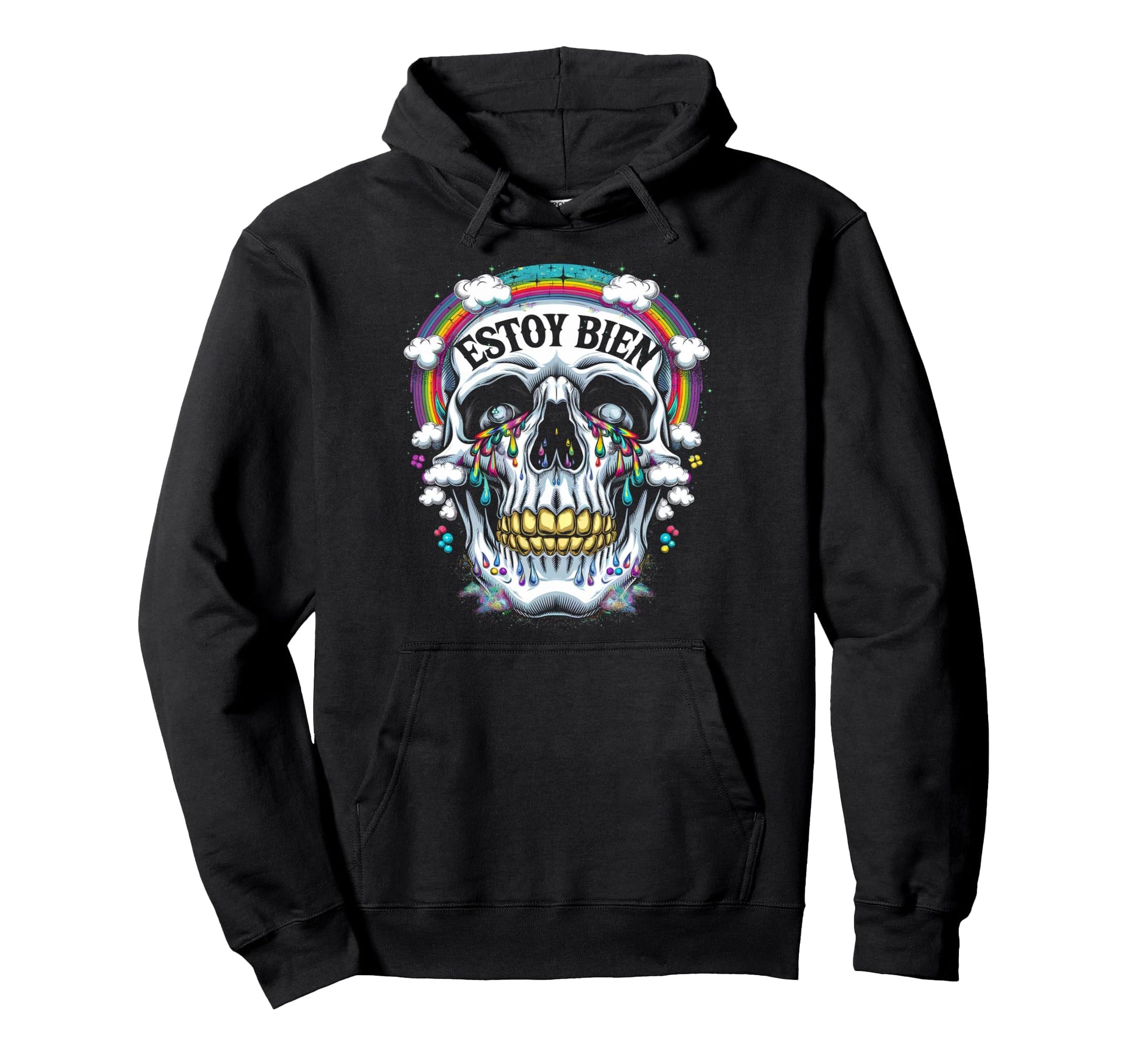 Spanish Mens Womens Tops Skeleton Hoodie - Fun Novelty Design Men Women - T-Shirt, Sweatshirt, Hoodie