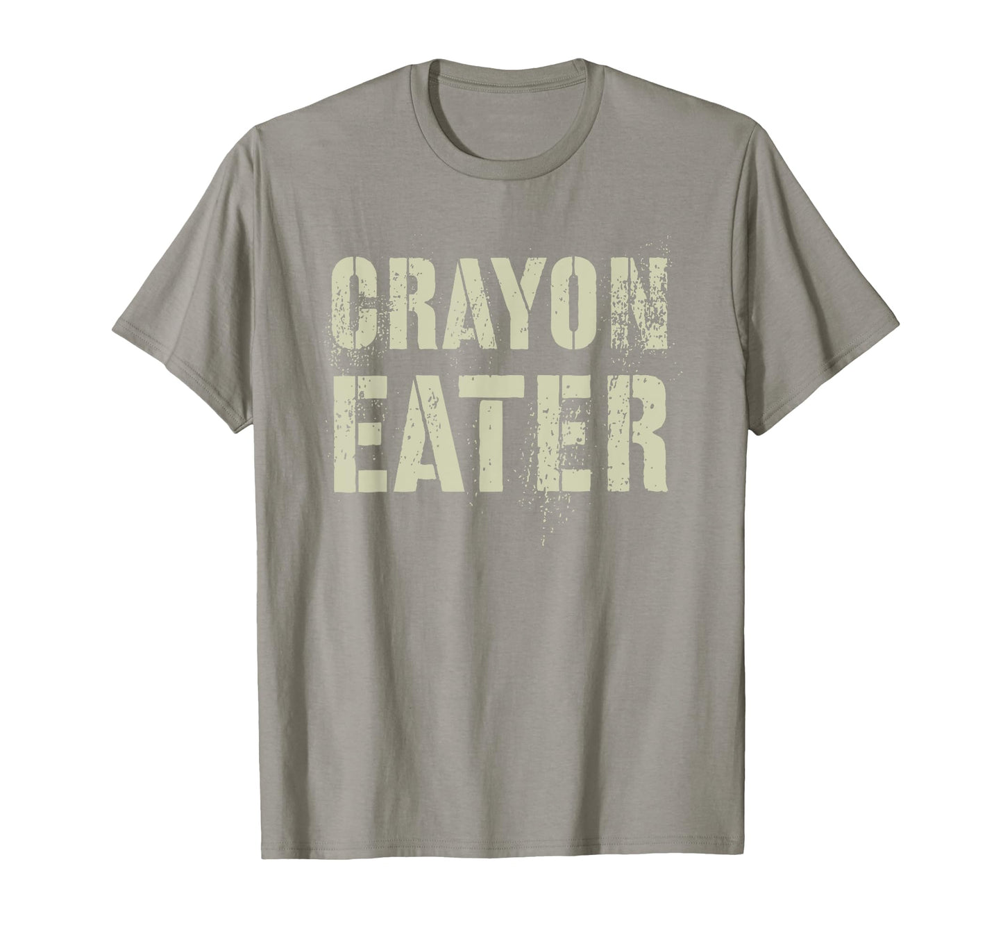 Funny Crayon Eater Proud Military T-Shirt - Trendy Graphic for Adults - T-Shirt, Sweatshirt, Hoodie