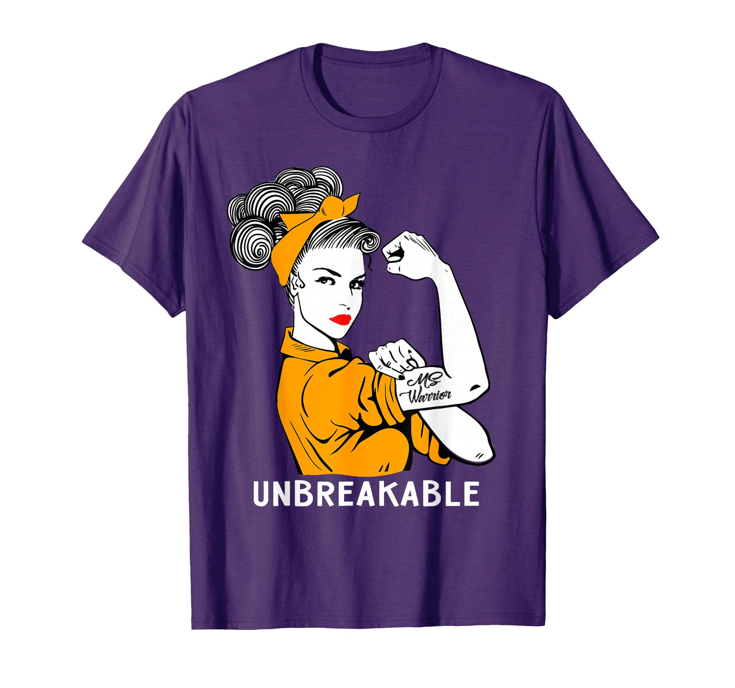 Ms Warrior Unbreakable Multiple T-Shirt - Casual Everyday Wear for Adults - T-Shirt, Sweatshirt, Hoodie