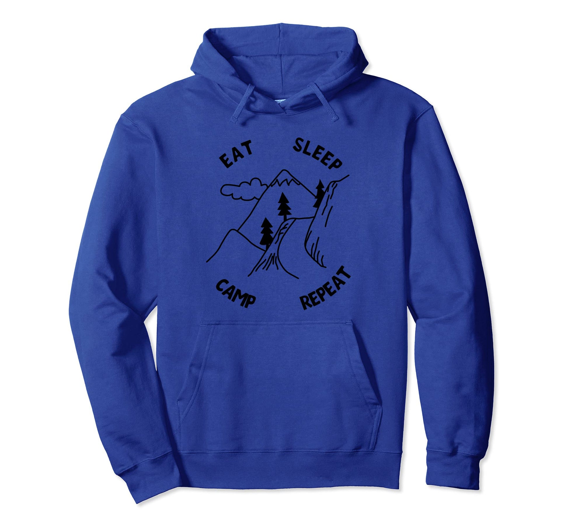 Camping Adventures Nature Forest Hoodie - Custom Art Print Men Women - T-Shirt, Sweatshirt, Hoodie
