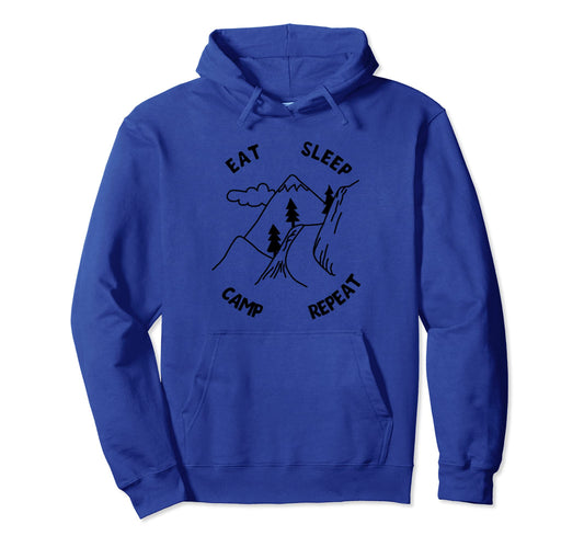 Camping Adventures Nature Forest Hoodie - Custom Art Print Men Women - T-Shirt, Sweatshirt, Hoodie
