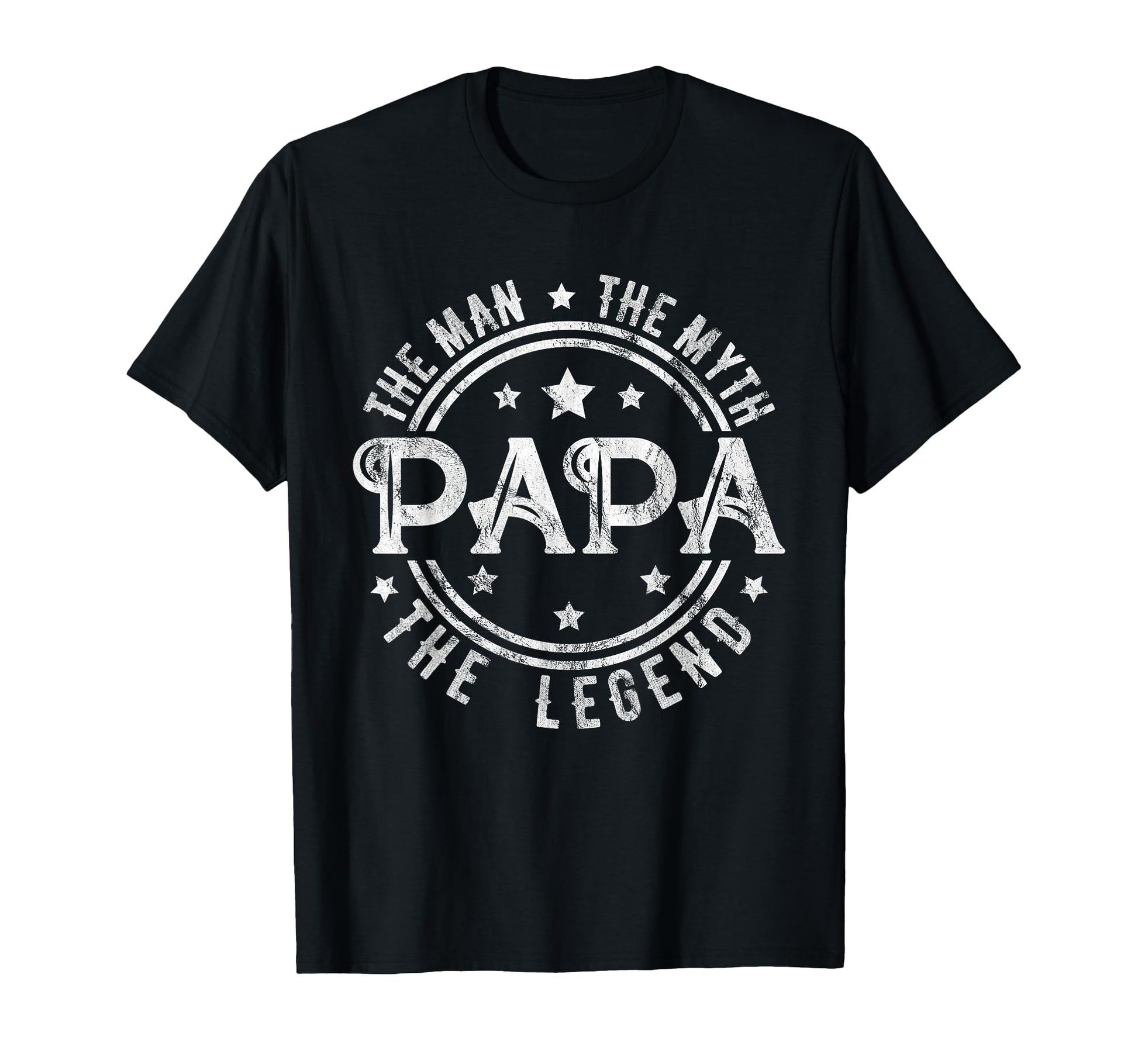 Papa Myth Legend Daddy Father Dad T-Shirt - Minimalist Print for Adults - T-Shirt, Sweatshirt, Hoodie