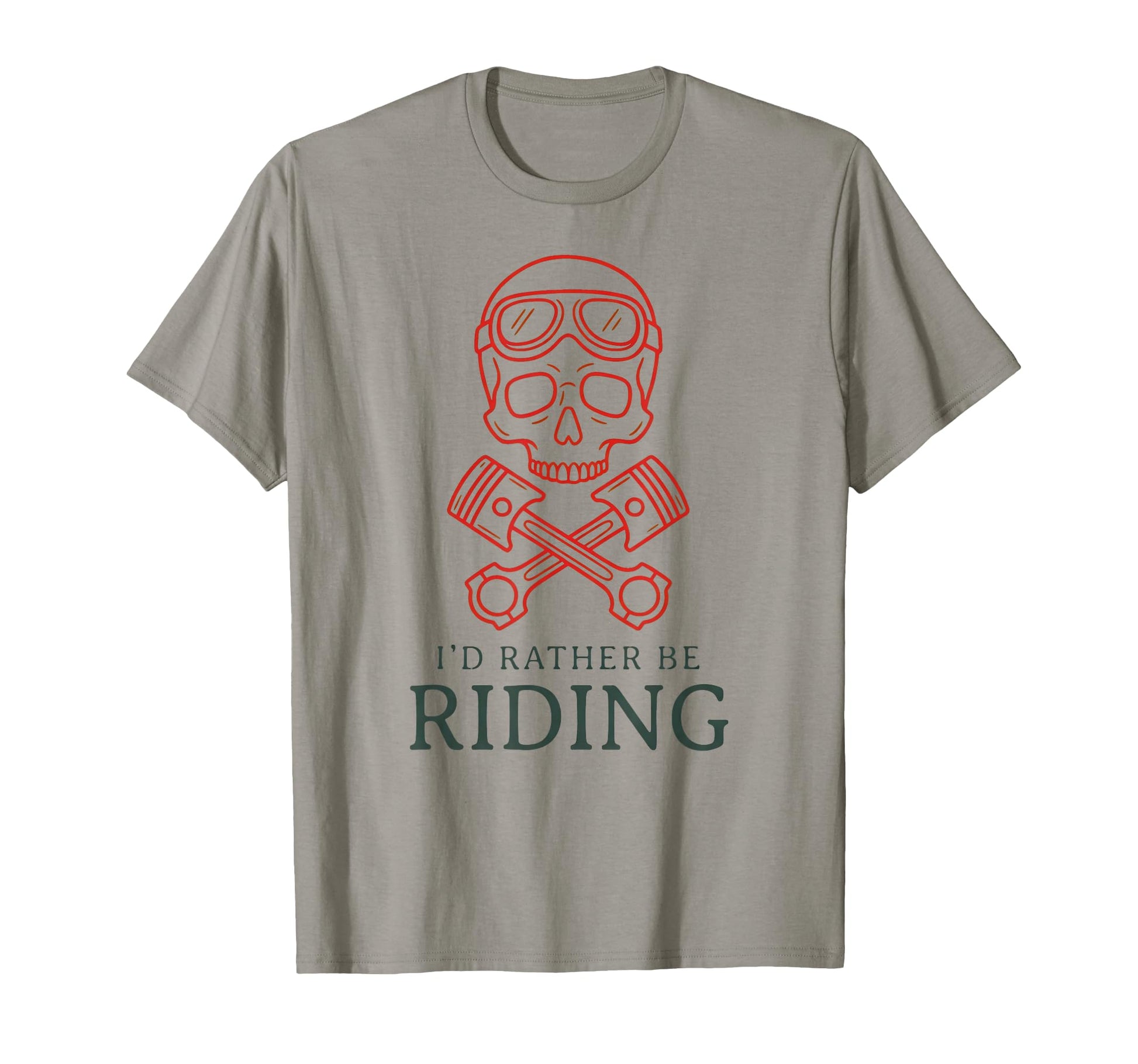 Motorcycle Id Rather Be Riding Minimalist T-Shirt - Minimalist Print Unisex - T-Shirt, Sweatshirt, Hoodie