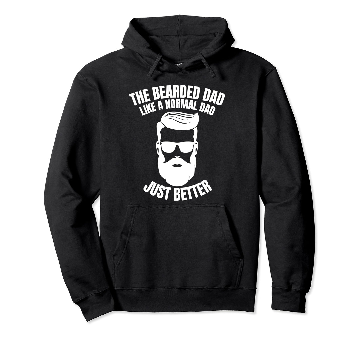 Funny Beard Fathers Gift Tattoo Hoodie - Casual Everyday Wear Men Women - T-Shirt, Sweatshirt, Hoodie