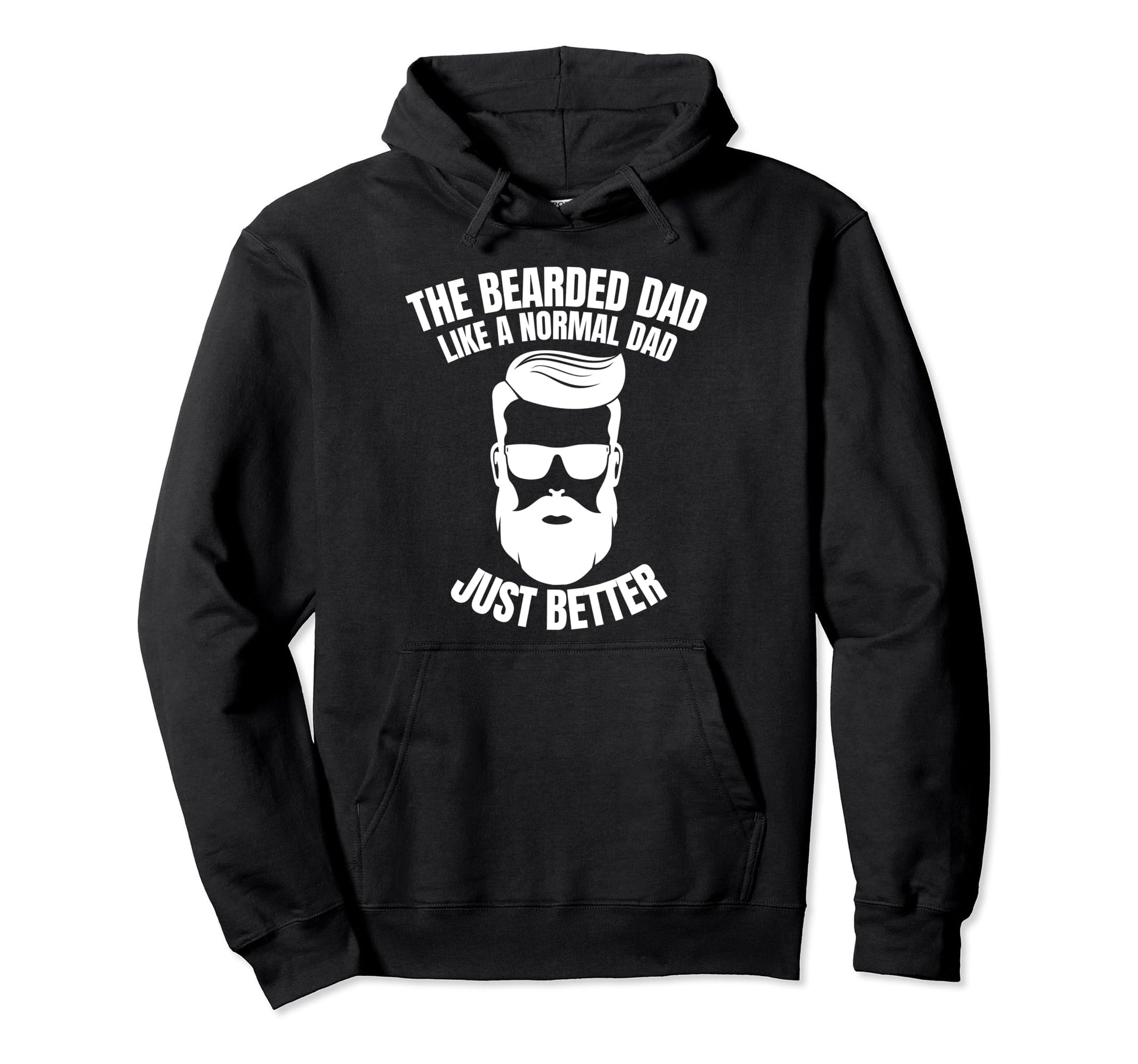 Funny Beard Fathers Gift Tattoo Hoodie - Casual Everyday Wear Men Women - T-Shirt, Sweatshirt, Hoodie