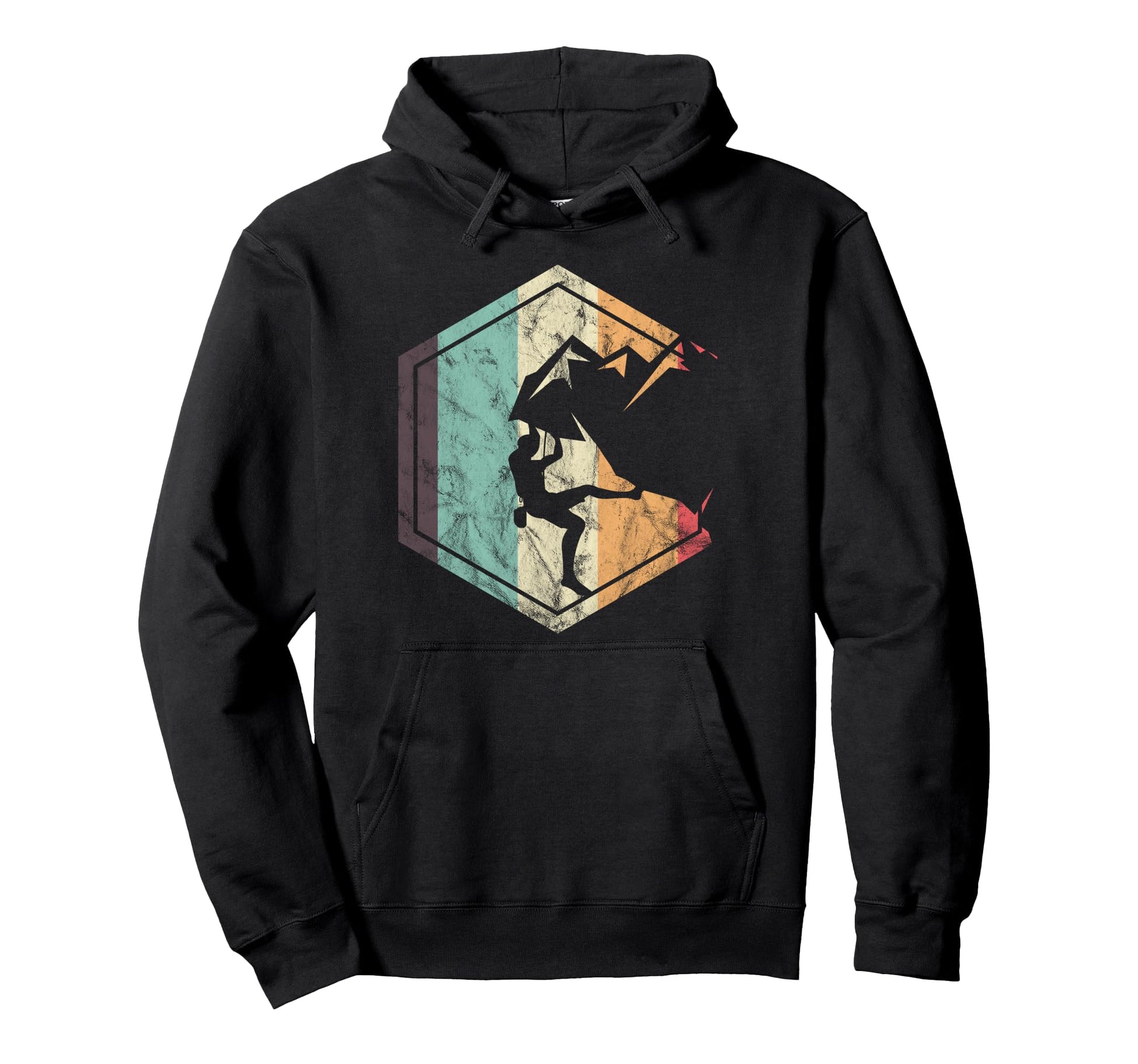 Climbing Mountaineering Climber Athletes Hoodie - Graphic Print for Adults - T-Shirt, Sweatshirt, Hoodie