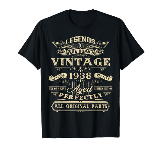 86Th Birthday Gift Legends Born T-Shirt - Casual Everyday Wear for Adults - T-Shirt, Sweatshirt, Hoodie