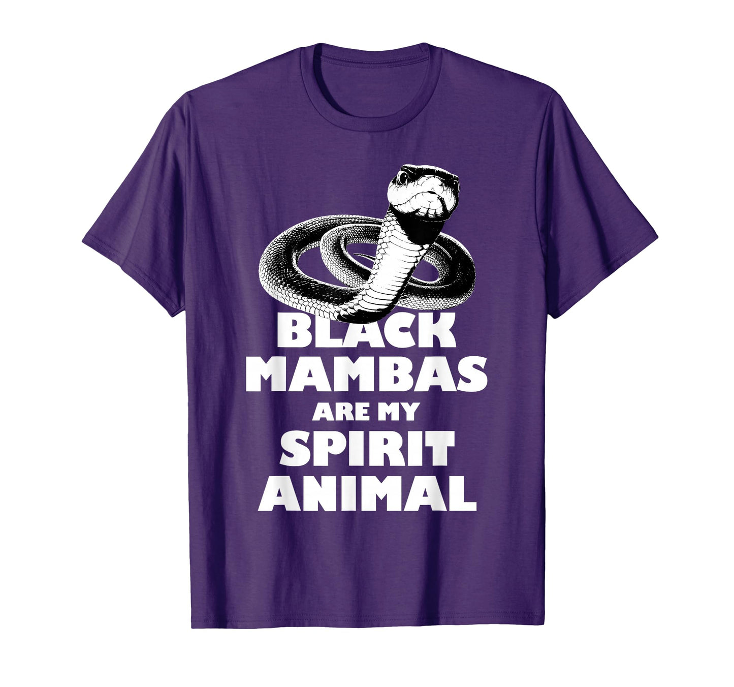 Black Mambas Are My Spirit Animal T-Shirt - Minimalist Print for Adults - T-Shirt, Sweatshirt, Hoodie