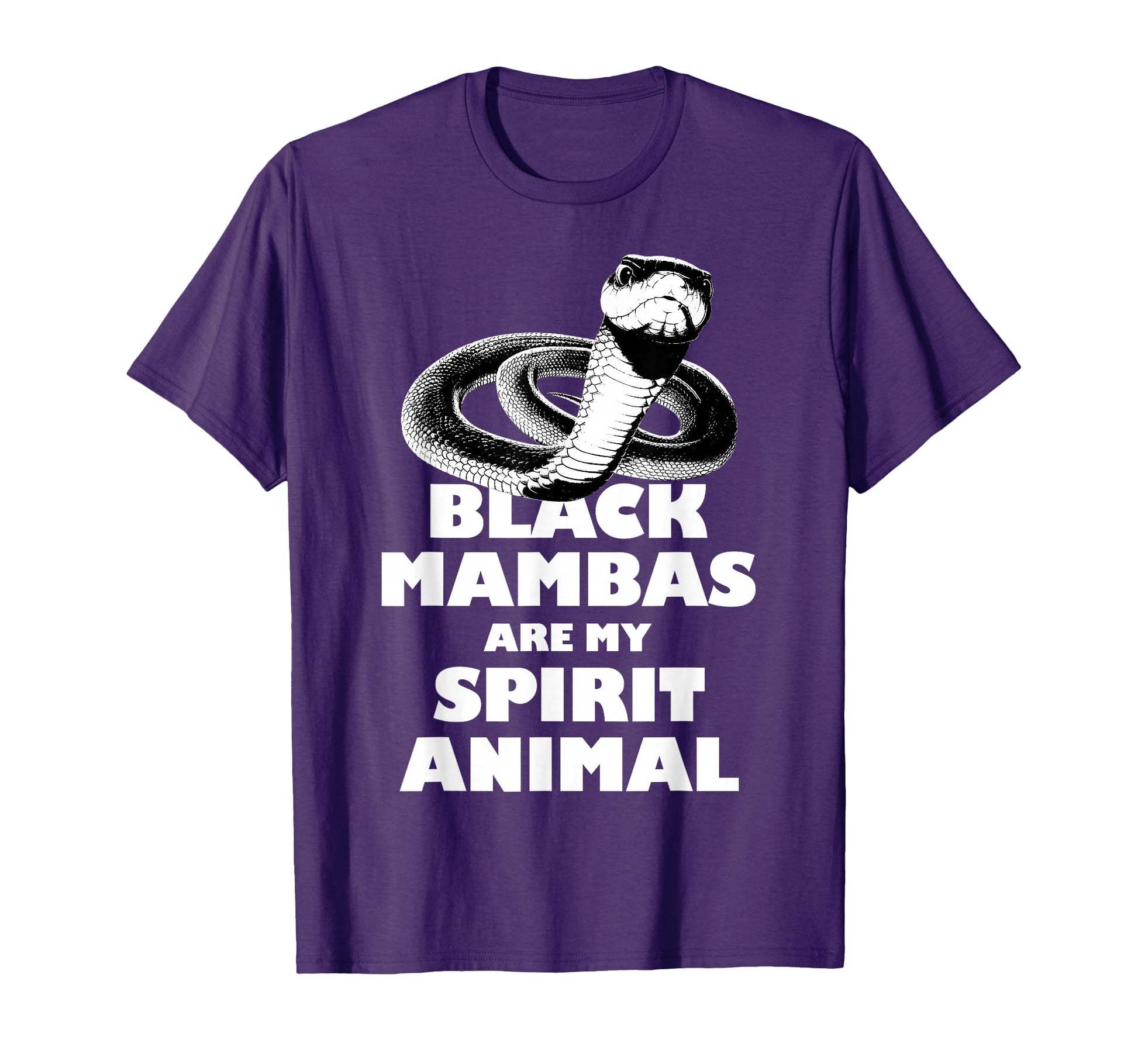 Black Mambas Are My Spirit Animal T-Shirt - Minimalist Print for Adults - T-Shirt, Sweatshirt, Hoodie