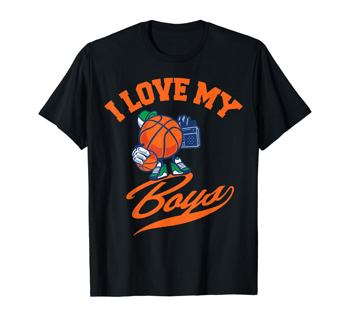 I Love My Basketball Moms And Dads T-Shirt - Minimalist Print Unisex - T-Shirt, Sweatshirt, Hoodie