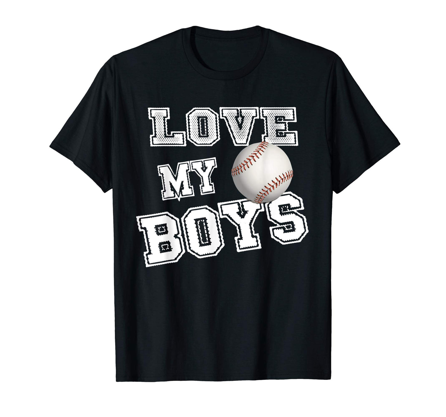 I Love My Baseball Gear Moms Dads T-Shirt - Custom Art Print Men Women - T-Shirt, Sweatshirt, Hoodie