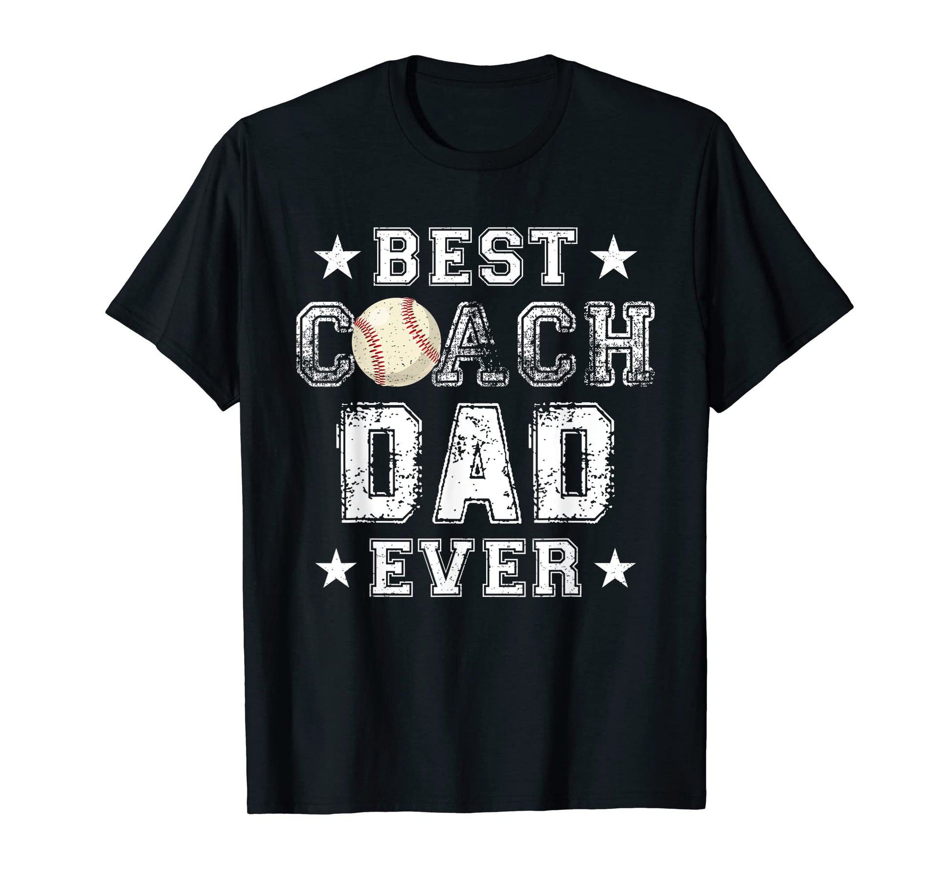 Best Baseball Coach Dad Ever Funny T-Shirt - Custom Art Print for Adults - T-Shirt, Sweatshirt, Hoodie