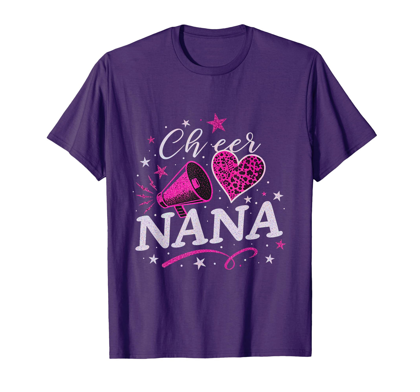 Cheer Nana Mothers Day Cheerleader Grandma T-Shirt - Trendy Graphic Unisex - T-Shirt, Sweatshirt, Hoodie
